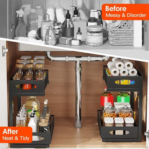 2-Piece Under-Sink Organizer