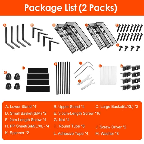 2-Piece Under-Sink Organizer