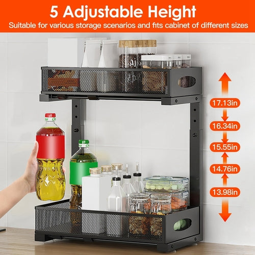 2-Piece Under-Sink Organizer