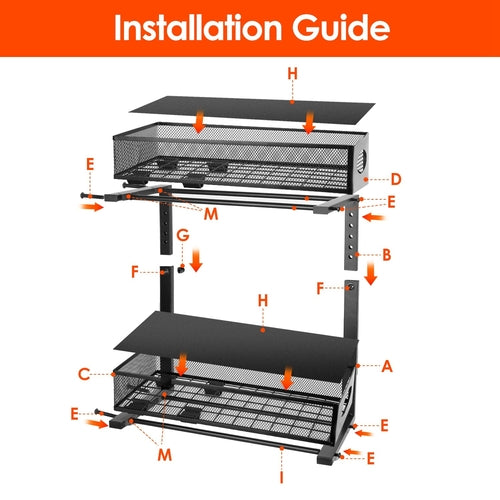 2-Piece Under-Sink Organizer